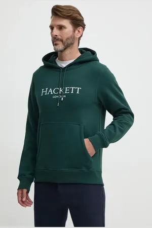 Hackett Mikina pánská, barva, s kapucí, s aplikací, HM581289