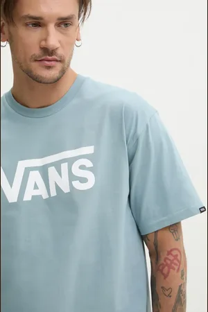 Vans Bavlněné tričko barva, s potiskem, VN000GGGCFL1