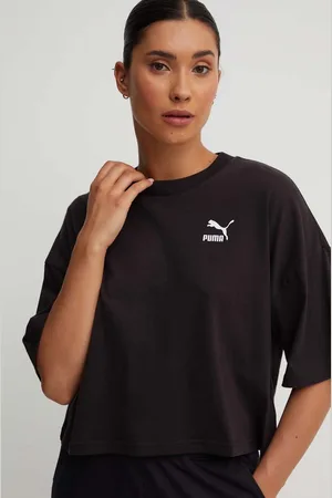 PUMA Bavlněné tričko barva