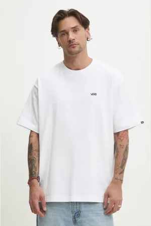 Vans Bavlněné tričko barva, VN000P1PWHT1