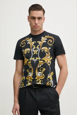 VERSACE Bavlněné tričko barva, 78GAH6SB JS461
