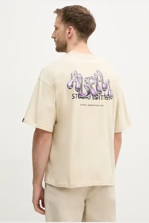 Alpha Industries Bavlněné tričko Studio Edition BP T barva, s aplikací, 156553
