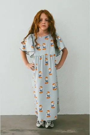 Tiny Cottons Dětské bavlněné šaty READERS DRESS barva, mini, SS25-180