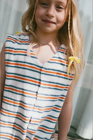 Tiny Cottons Dětský bavlněný overal STRIPES MULTICOLOR JUMPSUIT barva, bavlněný, SS25-131