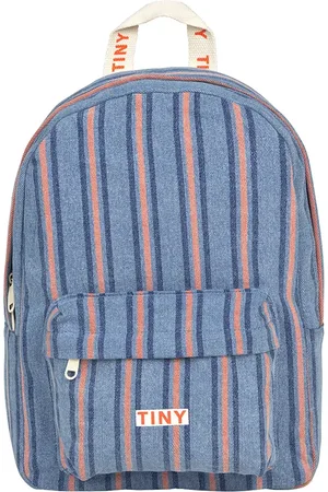 Tiny Cottons Dětský batoh STRIPES DENIM BACKPACK barva, malý, vzorovaný, SS25-398