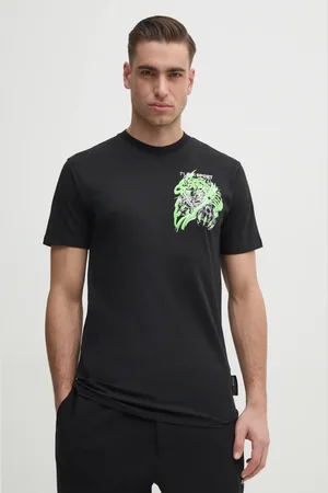 Philipp Plein Bavlněné tričko barva, s potiskem, SAEC MTK8014 STE001N