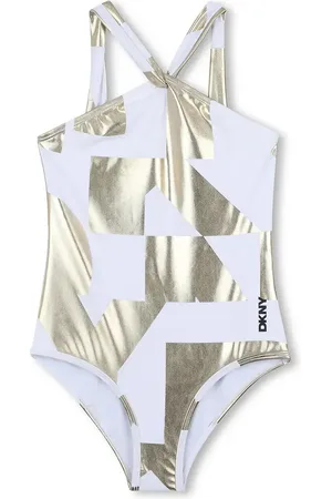 DKNY Jednodílné dětské plavky barva, D62251