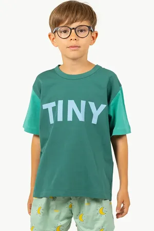Tiny Cottons Dětské bavlněné tričko COLOR BLOCK TEE barva, s potiskem, SS25-159