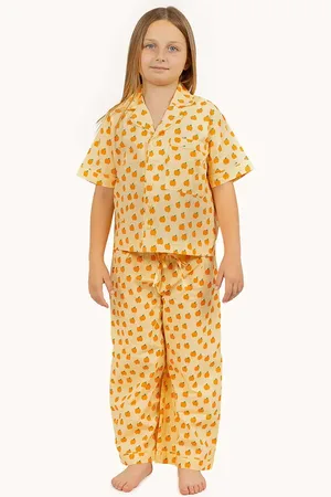 Tiny Cottons Dětské bavlněné pyžamo APPLES SET barva, SS25-349