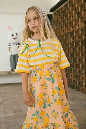 Tiny Cottons Dětské bavlněné tričko STRIPES TEE barva, SS25-111
