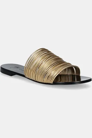 Giuseppe Zanotti Kožené pantofle Nuvoroll dámské, barva, E500052.003