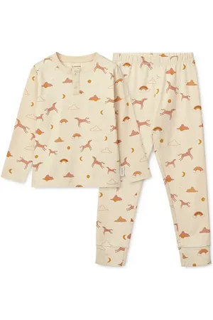 Liewood Dětské bavlněné pyžamo Wilhelm Printed Pyjamas Set barva, LW19854