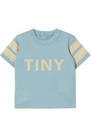 Tiny Cottons Bavlněné dětské tričko STRIPES LOGO BABY TEE barva, s potiskem, SS25-141