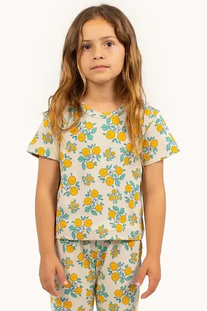 Tiny Cottons Dětské tričko FLOWERS TEE barva, SS25-042