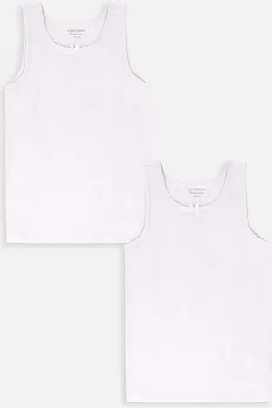 COCCODRILLO Dětský bavlněný top 2-pack barva, BASIC UNDERWEAR