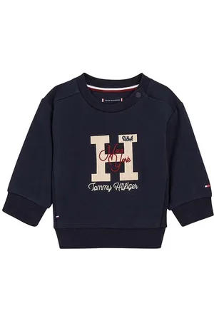 Tommy Hilfiger Kojenecká tepláková souprava tmavomodrá barva