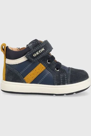Geox Dětské polobotky tmavomodrá barva