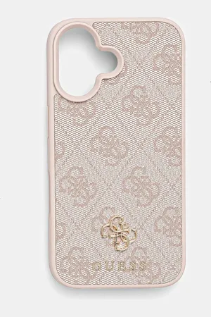 Guess Obal na telefon iPhone 16 barva, GUHMP16SP4SM4MP