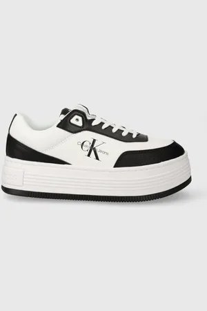 Calvin Klein Tenisky BOLD FLATF LOW LACE MIX ML FAD barva, YW0YW01316