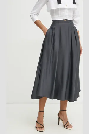 Elisabetta Franchi Sukně barva, maxi, áčková, GO09851E2