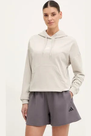 adidas Mikina Essentials dámská, barva, s kapucí, hladká, JC5934