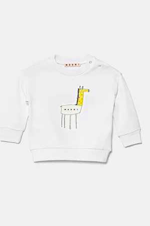 Marni Dětská bavlněná mikina MS304B SWEAT-SHIRT barva, s potiskem, M01405