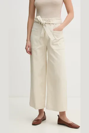 DKNY Kalhoty dámské, barva, široké, high waist, DJ5P3032