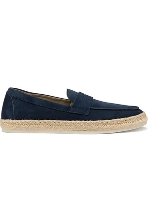 Geox Semišové espadrilky U COSTUNI tmavomodrá barva, U55MRA 00022 C4064