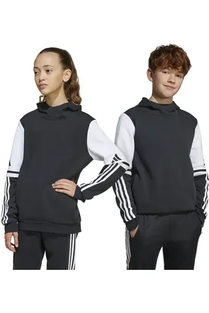 adidas Dětská mikina barva, s kapucí, vzorovaná, JE2768