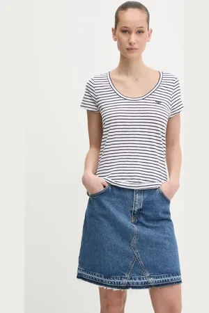 Superdry Tričko tmavomodrá barva, W1011381A-F7W