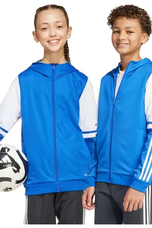 adidas Dětská mikina barva, s kapucí, s potiskem, JD4802
