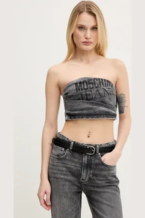 Moschino Top barva, s potiskem, 0810 3219