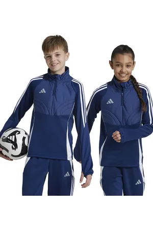 adidas Dětská mikina tmavomodrá barva, s aplikací, IY0116