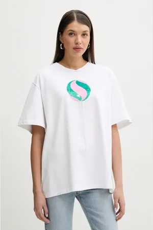 Fiorucci Bavlněné tričko Big Lollipop Print Boxy T-Shirt barva, U02SPTSH103CJ01WH04