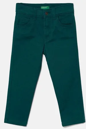 Benetton Dětské kalhoty barva, hladké