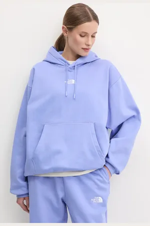 The North Face Mikina Essential dámská, barva, s kapucí, s aplikací, NF0A89EN0YI1
