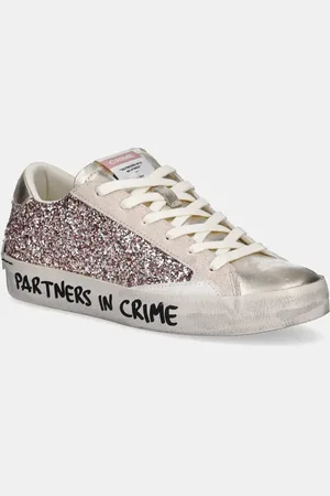 Crime london Kožené sneakers boty DISTRESSED barva, 20008PP7