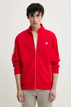 HUGO BOSS Mikina pánská, barva, hladká, 50531289