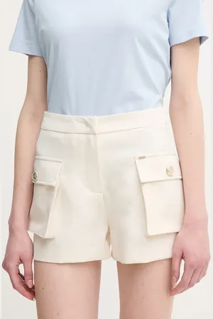 Gaudi Kraťasy dámské, barva, hladké, high waist, 511FD25023
