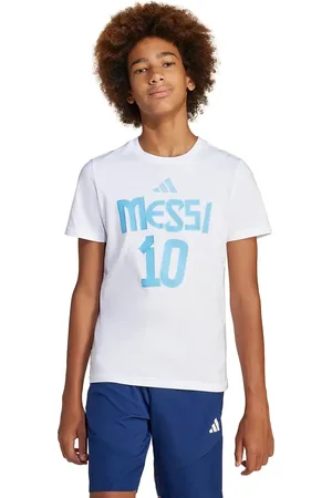 adidas Dětské bavlněné tričko MESSI barva, s potiskem, JJ1416