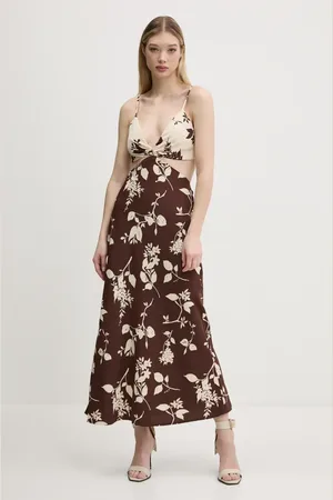 Abercrombie & Fitch Šaty barva, midi, KI159-5551
