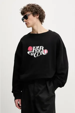 Fiorucci Bavlněná mikina Curly Lollipop Logo Relaxed Fit Sweatshirt pánská, barva, s potiskem, U02SPSCR188CJ05BK02