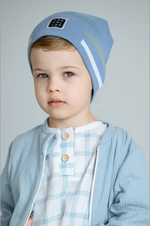 Jamiks Dětská bavlněná čepice WERUM barva, z tenké pleteniny, JWH025