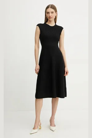 Armani Exchange Šaty barva, midi, XW000119 AF10352
