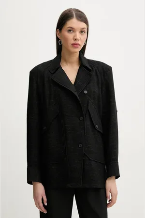 IRO Blazer s příměsí vlny barva, oversize, WP100BILLAN