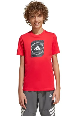 adidas Dětské bavlněné tričko barva, s potiskem, JM8233