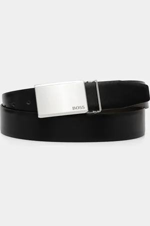 HUGO BOSS Kožený pásek pánský, barva, 50542239