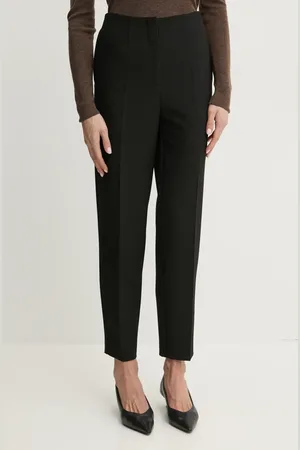 HUGO BOSS Kalhoty dámské, barva, střih cigarette, high waist, 50511954