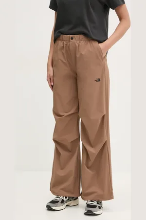 The North Face Kalhoty Woven dámské, barva, široké, high waist, NF0A89H16IH1