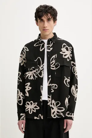Desigual Bavlněná košile NATURE barva, relaxed, s klasickým límcem, 25SMCW16
